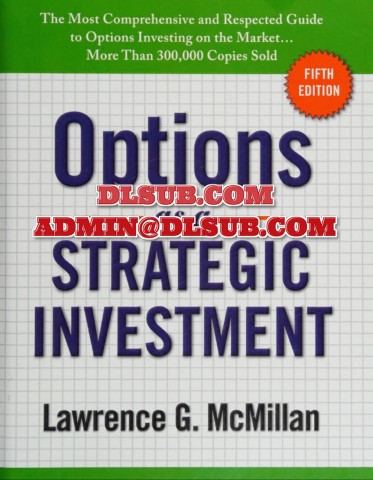Larry McMillan Options as a Strategic Investment 2012 5th Edition Book