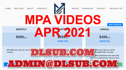 Mark Minervini Private Access MPA 2021 (minervini.com) $5988