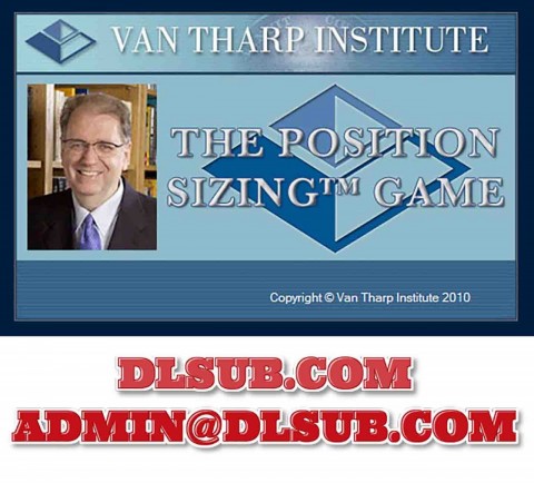 Cover artwork of Van Tharp – Position Sizing Trading Game Version 3.0 CD e-learning training system