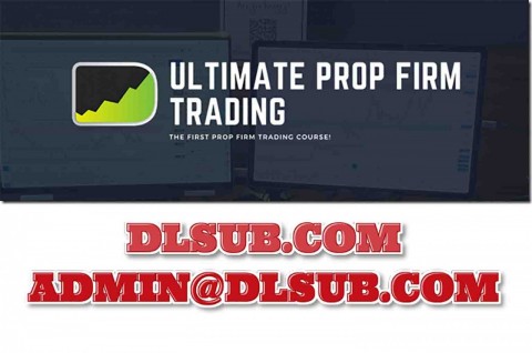 Branded logo and promotional graphic of Desire To Trade – Ultimate Prop Firm Trading digital course package