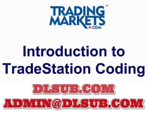 Sales page e-commerce product display of TradingMarkets Introduction to TradeStation Coding program