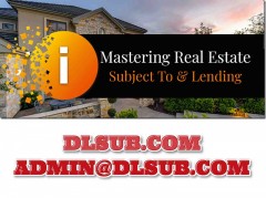 InvestiShare – Mastering Real Estate – Subject To & Lending Deals branded course box mockup for digital training