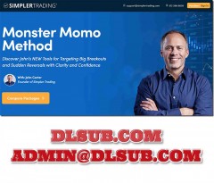 John Carter branded instructor photo with Simpler Trading design