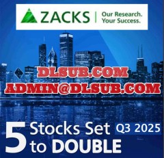 Zacks Investment Research Logo for 5 Stocks Set to Double Q3 2025 training program